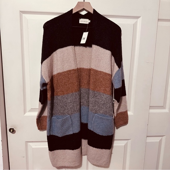 Dreamers by Debut | Cardigan | Stripe Long Cardigan - Picture 3 of 15